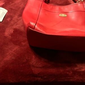 Red Coach Purse